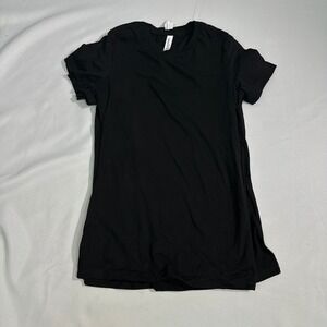 NWT Bella+Canvas 6400 T-Shirt Lot of 4 Women M Black Slim Fit Crew Neck Basics